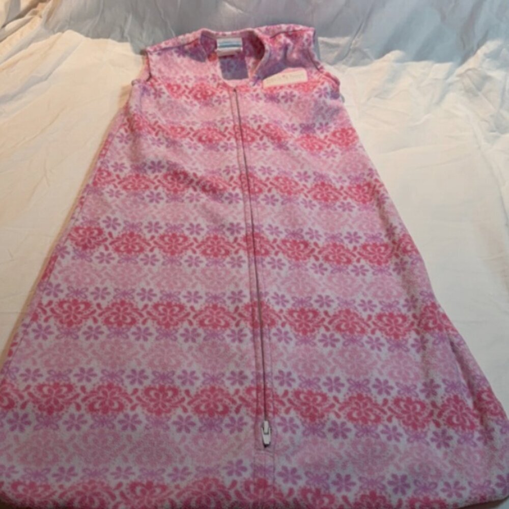 🐥 Halo - Fleece Pink and White SleepSack